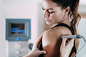 Physiotherapy laser treatment