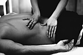 Lower back massage