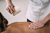 Candle wax massage