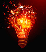 Pain, conceptual illustration