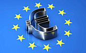 Euro currency, illustration