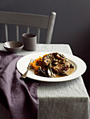 Osso Buco with Mixed Mushrooms (Slow cooking)