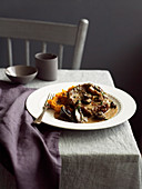 Ossobuco mit gemischten Pilzen (Slow Cooking)