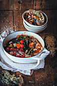 Ribollita (Gemüsesuppe, Toskana)