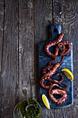 Chargrilled octopus persillade