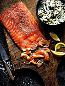 Graved Lachs mit Fenchel-Remoulade