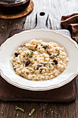 Mushrooms and parmigiano risotto