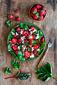 Erdbeersalat mit Feta