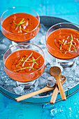 Cold Tomato and Ginger Soup