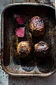 Oven-roasted beetroot