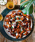 Indische Chickenwings mit Joghurtsauce