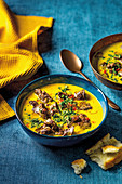 Coconut and turmeric chicken livers