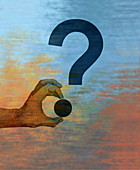 Questions, conceptual illustration