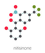 Nitisinone hereditary tyrosinemia type 1 drug molecule