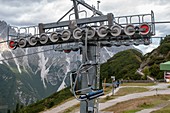 Chair lift tower