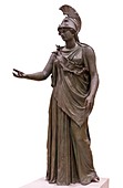 Bronze Athena Statue.