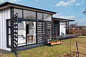 Eco-friendly pre-fab house made from galvanised steel