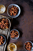 Marmite glazed nuts and seeds