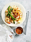 Prawn and Asparagus Risotto