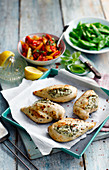 Pesto stuffed chicken