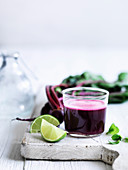 Beetroot, Mint and Apple Juice