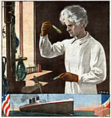 Marie Curie, illustration