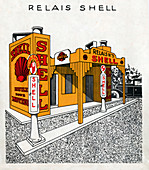 Shell fuel, illustration