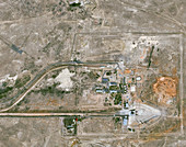 Baikonur Cosmodrome, Kazakhstan, in 2017, satellite image