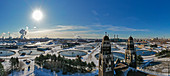 Sewage treatment plant, Michigan, USA