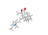 Himbacine molecule, illustration