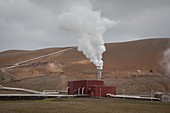 Geothermal electricity plant, Iceland