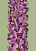 Highrise building, illustration