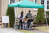 Porch concert during coronavirus pandemic