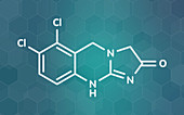 Anagrelide essential thrombocytosis drug molecule