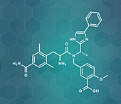 Eluxadoline irritable bowel syndrome drug molecule