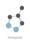 Fomepizole methanol poisoning antidote molecule