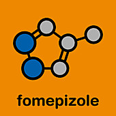 Fomepizole methanol poisoning antidote molecule