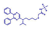 Selexipag pulmonary arterial hypertension drug molecule