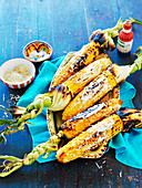 Spiced grilled corn