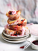 Turkish Delight Roulade with Pomegranate Syrup