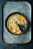 Israeli spinach and feta cheese pastry