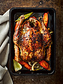 Dry-brine roast chicken