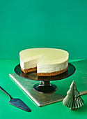 Key lime cheesecake