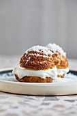 Parmesan and smoked garlic gougères