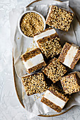 Puffed rice squares