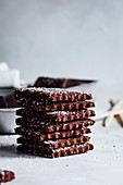 Chocolate biscuit squares
