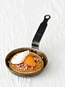 Blini with sour cream and caviar