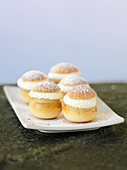 Semla - Swedish cream puffs for parties