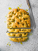 Rosemary and olive-oil focaccia