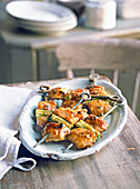 Yakitori chicken skewers with miso